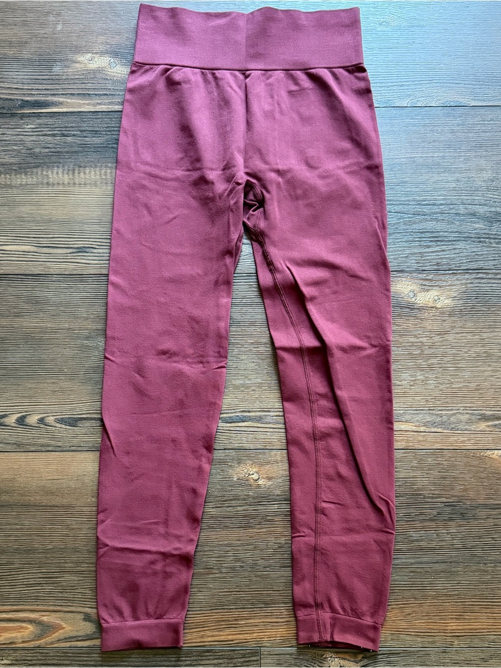 Knix Maroon “Good to go Seemless” High Rise Leggings